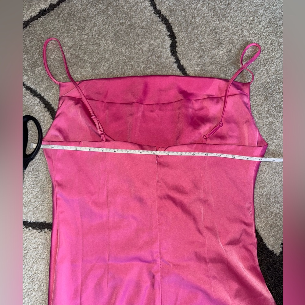 Urban Outfitters Pink Satin Slip Dress - Picture 10 of 11